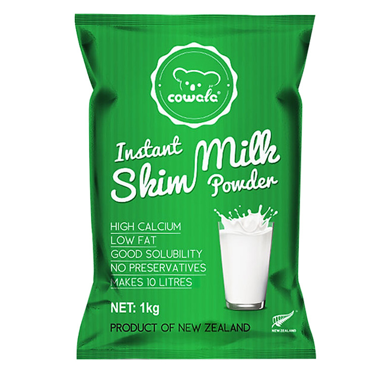 Sữa Bột Tách Kem Cowala Instant Skim Milk Powder (1kg)