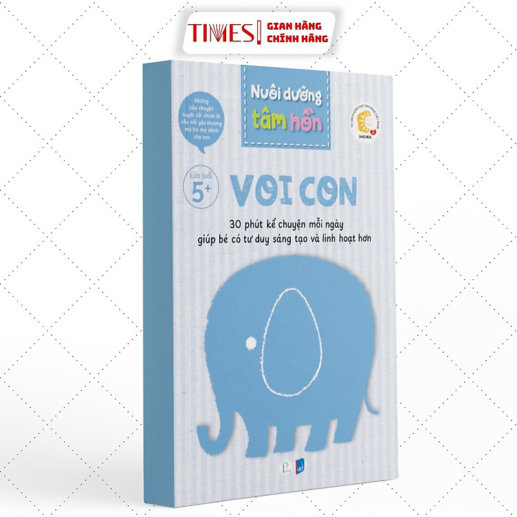 Bộ nuôi dưỡng tâm hồn – Voi Con lứa tuổi 5+ (trọn bộ gồm 6 quyển)