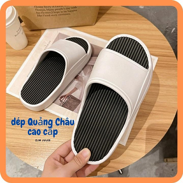 Dép bánh mì nam quai ngang độn đế siêu nhẹ