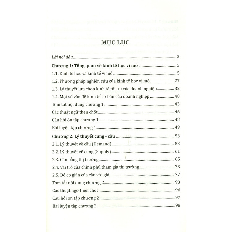 Giáo Trình Kinh Tế Vi Mô - Ảnh 5