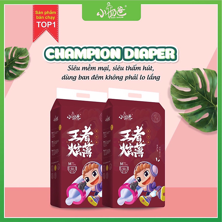 Chọn mua tại Shopee: Tã dán Sweet Daddy CHAMPION - Size S60 mua giá tốt nhất tại Shop Mall