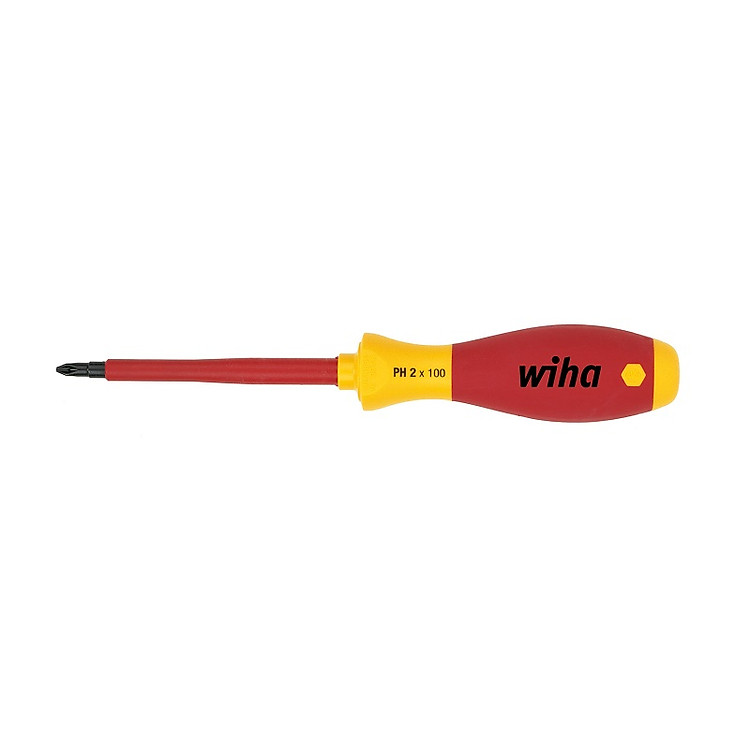 Tua vít cách điện 4 cạnh Wiha 00847 (PH1 x 80 x 191)