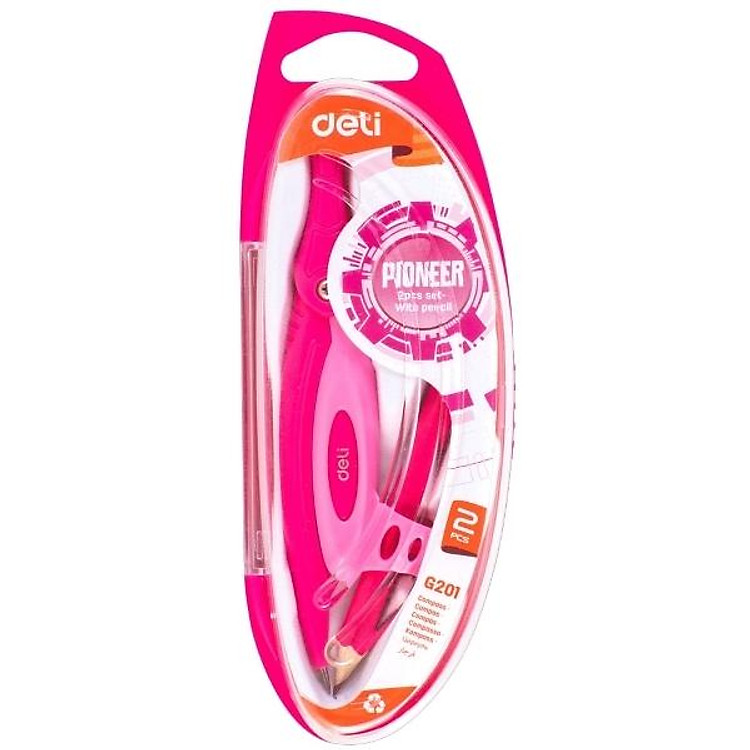 Compa Chì Cây Deli-G20102 – Màu Hồng