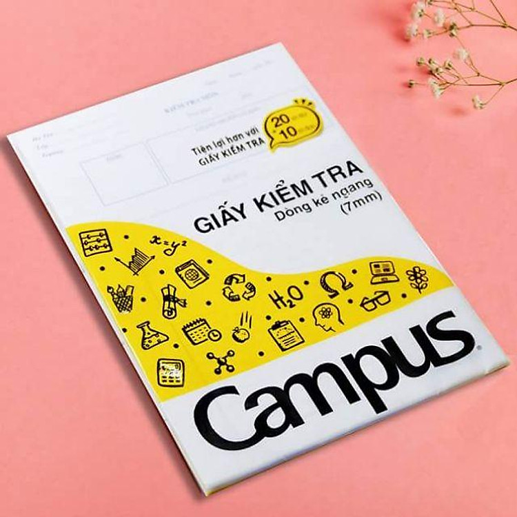 Giấy Kiểm Tra Cấp 2 Campus TP-BM70G-30 (Không chấm) - Ảnh 4