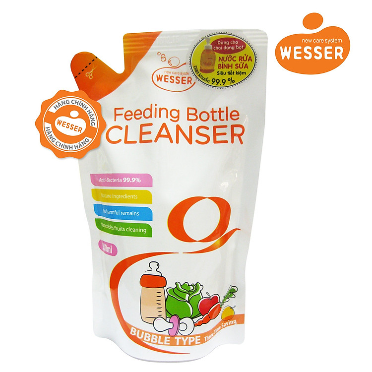 Bộ Nước Rửa và Vệ Sinh Bình Sữa Wesser Uy tín Tiết kiệm - Hình ảnh 2