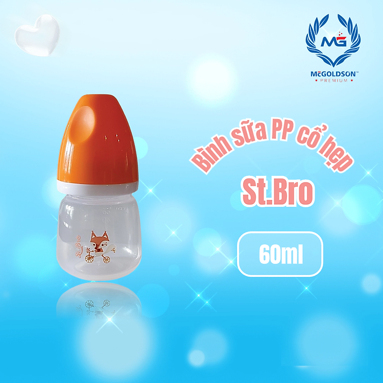 Chọn mua tại Shopee: Bình sữa McGOLDSON-St.Bro 60mL - Xanh lá mua giá tốt nhất tại Shop Mall