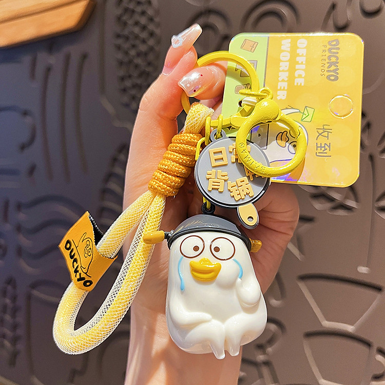 Móc khóa Vịt vui nhộn DUCKYO quà tặng móc chìa khóa treo ba lô cặp táp- Arthouse_ Hàng chính hãng