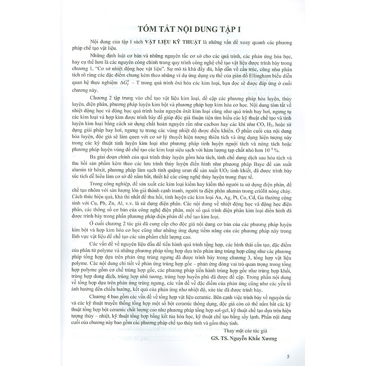 Vật Liệu Kỹ Thuật - Tập 1 - Ảnh 5