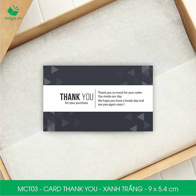 Card Thank You MCT03 (9x5.4 cm, 500 chiếc) - Ảnh 5