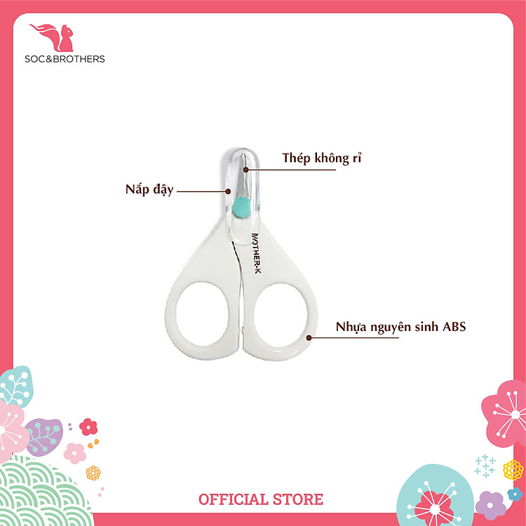 Kéo Cắt Móng Tay Cho Bé Mother-K Chính hãng Giá rẻ - Hình ảnh 2