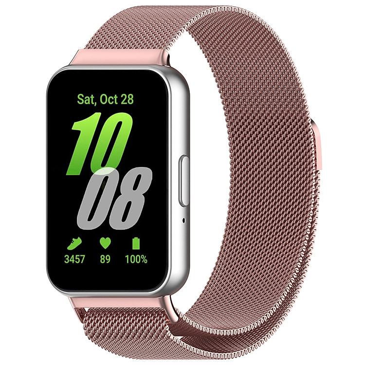 Dây Đeo Thép Thay Thế Dành Cho Samsung Galaxy Fit 3, Kai.N Milanese Pro_ Hàng Chính Hãng