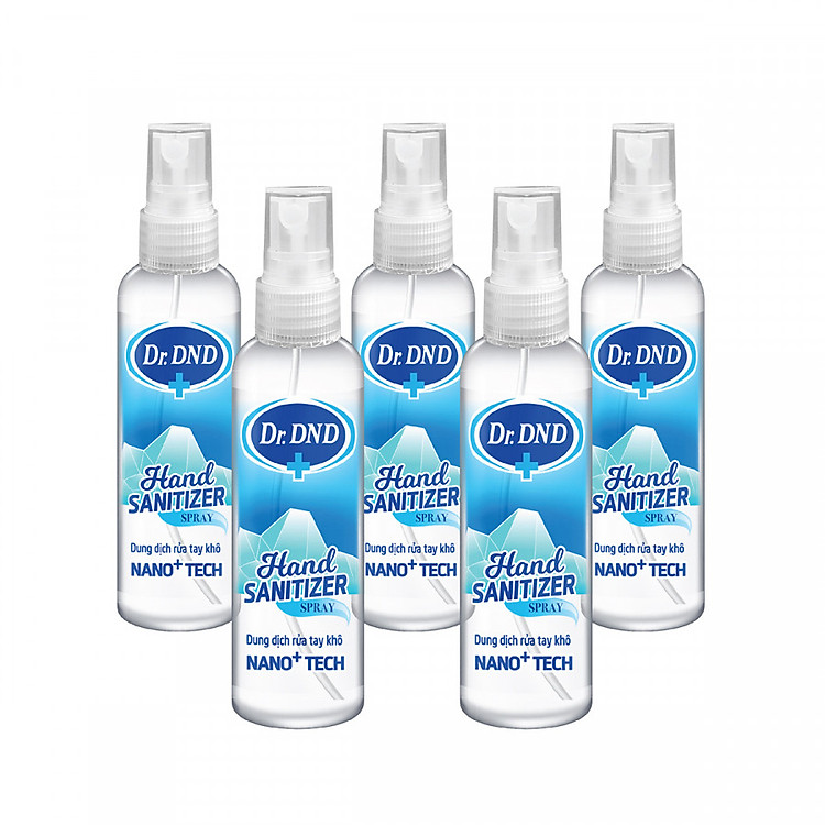 Combo chai xịt sát khuẩn tay nhanh Dr.DND 70ml