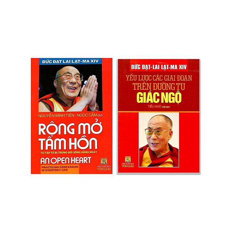 Combo Rộng Mở Tâm Hồn + Yếu Lược Các Giai Đoạn Trên Đường Tu Giác Ngộ (Bộ 2 Cuốn) _QB