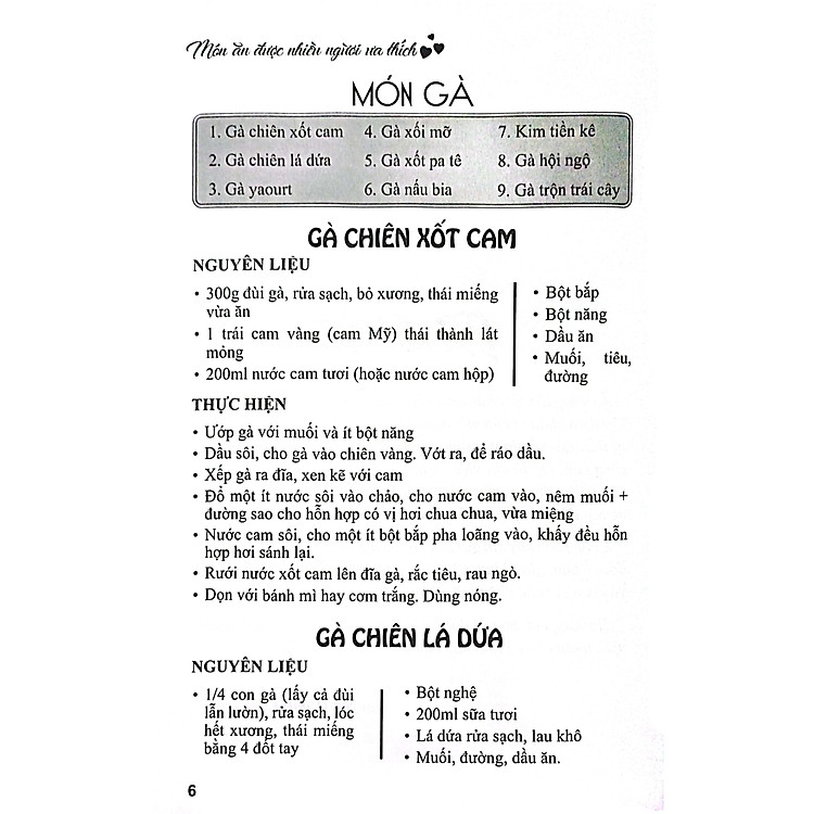 Món Ăn Được Nhiều Người Ưa Thích - Món Ăn Bắc - Trung - Nam (VT) - Ảnh 5