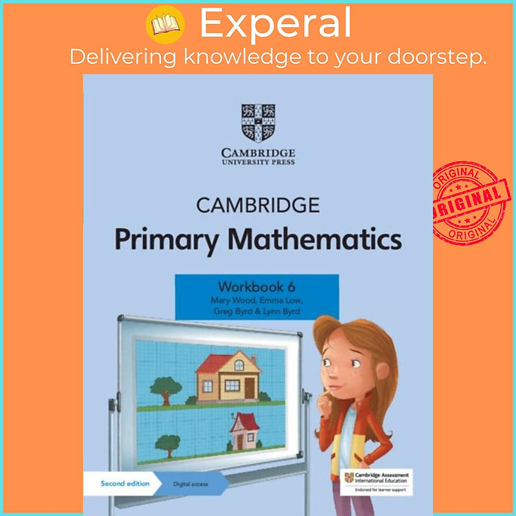 Sách - Cambridge Primary Mathematics Workbook 6 with Digital Access (1 Year) by Greg Byrd (UK edition, paperback)
