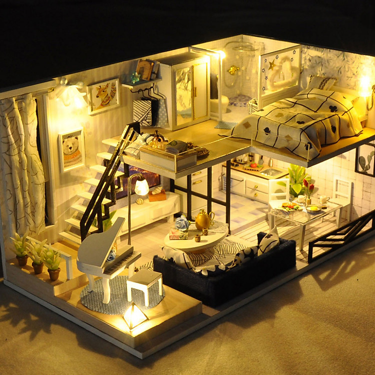 Nhà Búp Bê lắp ghép Light Shadow Chính hãng Tiết kiệm - Hình ảnh 3