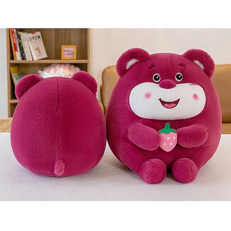 Thú nhồi bông Lotso ôm dâu 20cm Chính hãng Giá rẻ - Hình ảnh 3