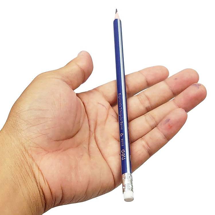 Bút Chì 2B Deli 58103 - Thân Xanh - Ảnh 3