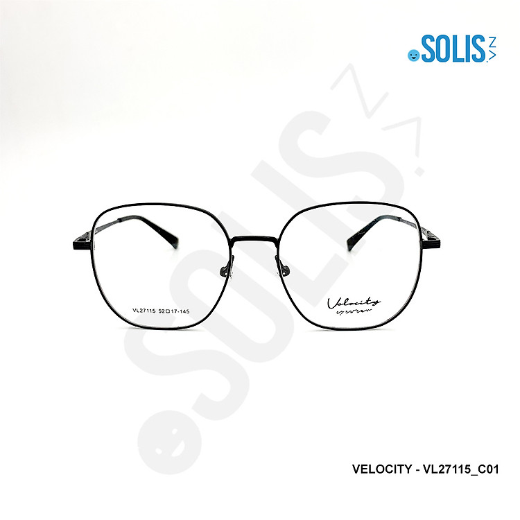 Gọng kính KL hiệu Velocity VL27115 - KÍNH KIM LOẠI HIỆU VELOCITY VL27115 KÍCH THƯỚC 52-17-145