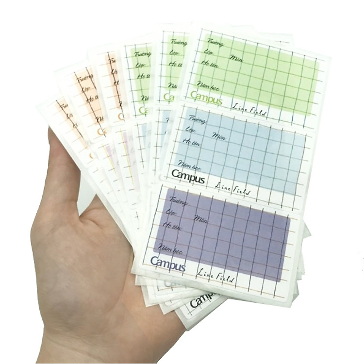 Nhãn Vở Campus NT-LFI18 Line Field - Ảnh 3