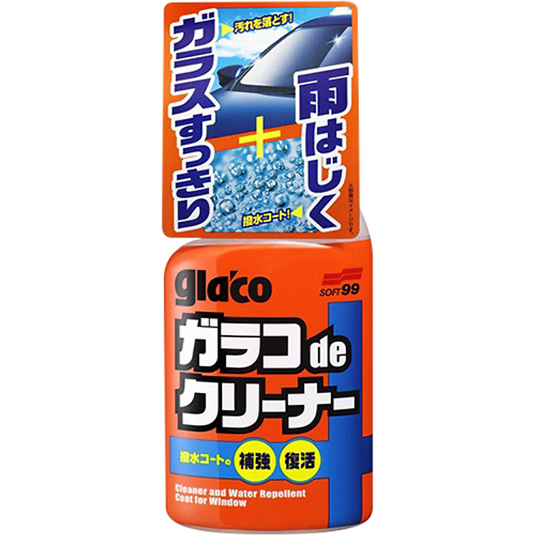 Bình Xịt Vệ Sinh Kiêm Phủ Nano Chống Bám Nước Kính Ô Tô Glaco De Cleaner G-36 Soft99 Japan 400ml