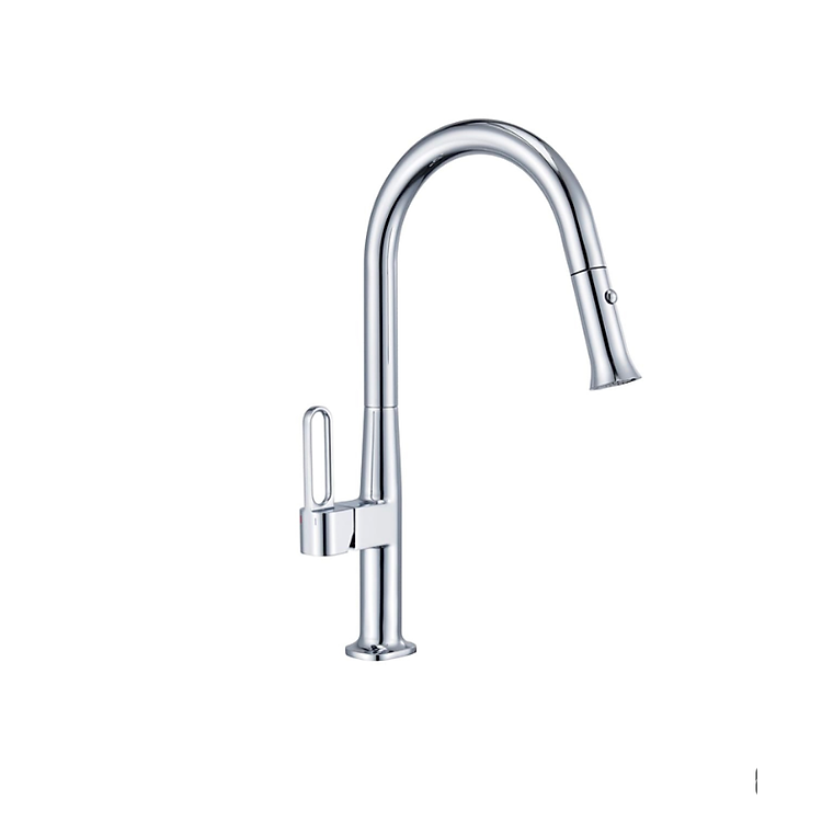 Vòi rửa nóng lạnh cao cấp xoay 360 đồng mạ crom niken Juno sofa Teady VCCT-008 lux