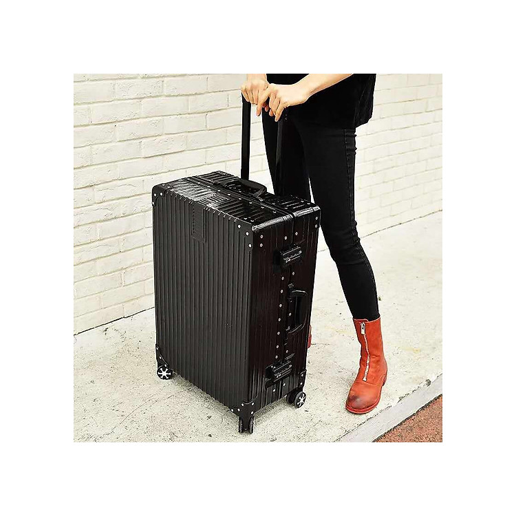 Vali kéo du lịch khung nhôm khóa sập A218 CHỐNG BỂ VỠ, CHỐNG XƯỚC