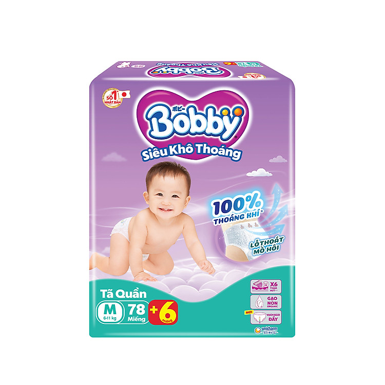 Chọn mua tại Shopee: Tã Quần Bobby Siêu Thoáng M76 mua giá tốt nhất tại Shop Mall