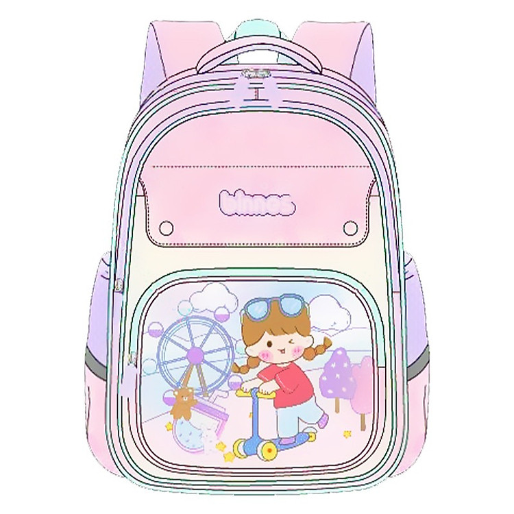 Balo học sinh BINBES BNS-5019 (Màu hồng)