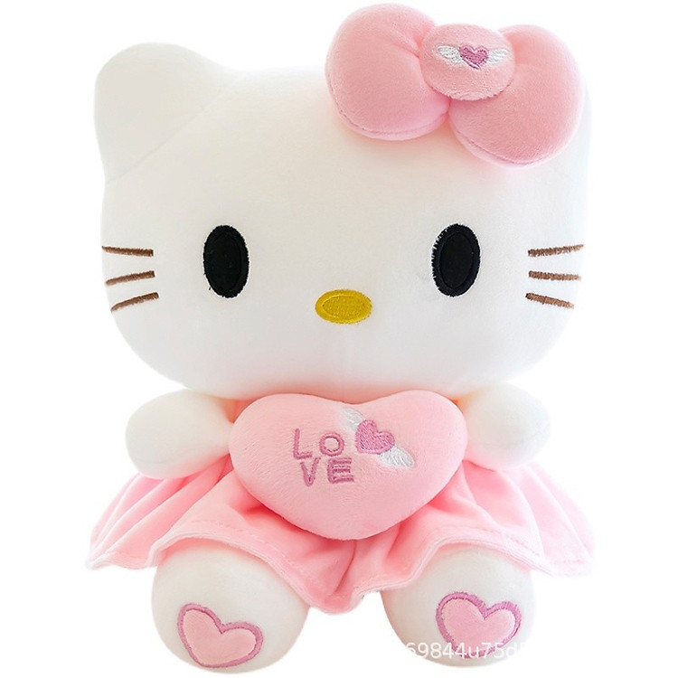 Mua Gấu bông mèo Kitty ôm tim 40cm Chính hãng Giá rẻ - Hình ảnh 5