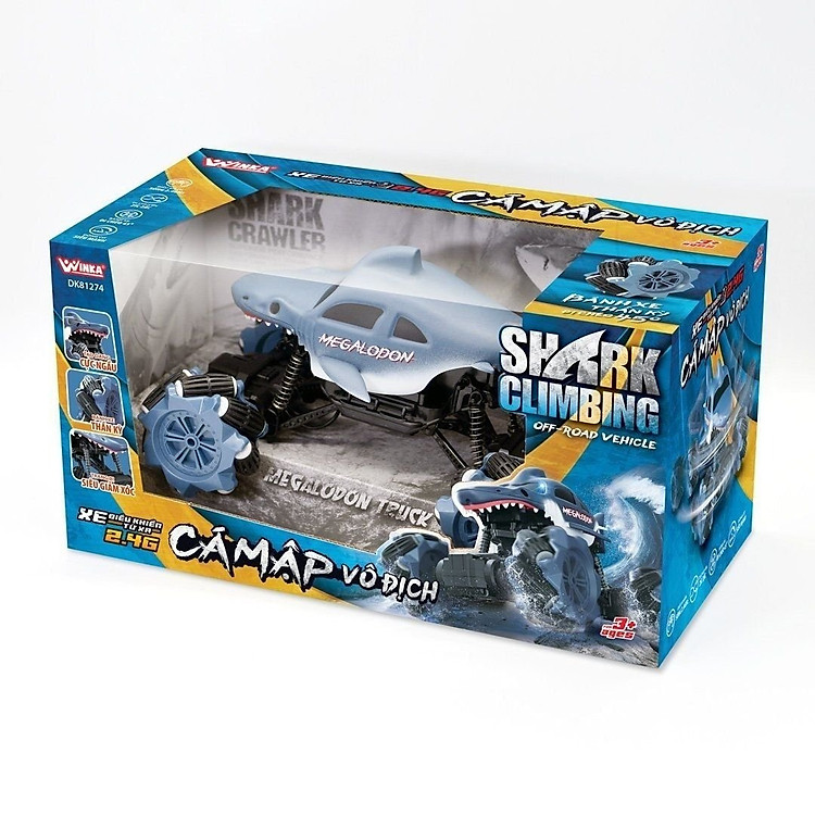 Xe Điều Khiển Từ Xa DUKA - Cá Mập Chính hãng Giá tốt - Hình ảnh 2