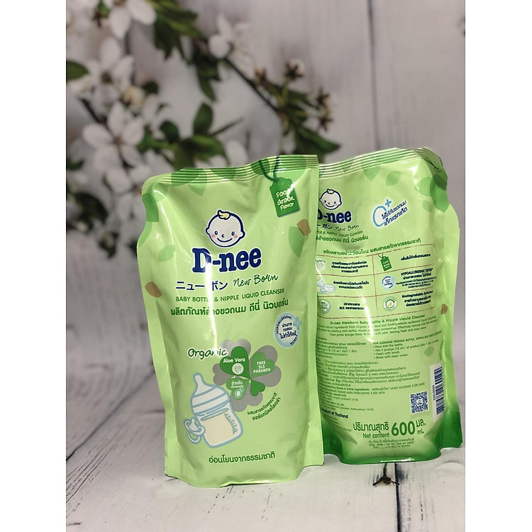 Combo 3 Túi Nước Rửa Dnee 600ml Chính hãng Giá tốt - Hình ảnh 4