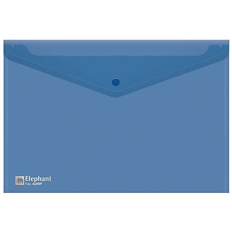 Bìa Nút Nhựa Elephant 425F – Màu Xanh Dương