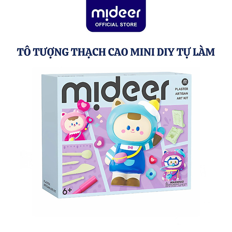 Tìm mua tại Avakids: Tô tượng thạch cao mini DIY Mideer - Ngập tràn khuyến mãi