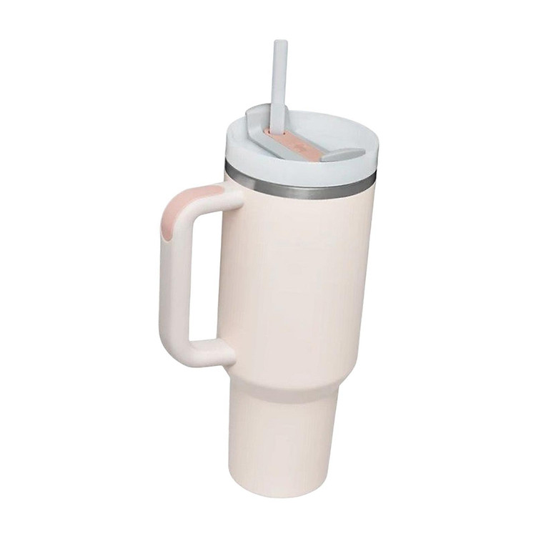 Tumbler with Handle with Lid and Straw Car Tumbler Cup for