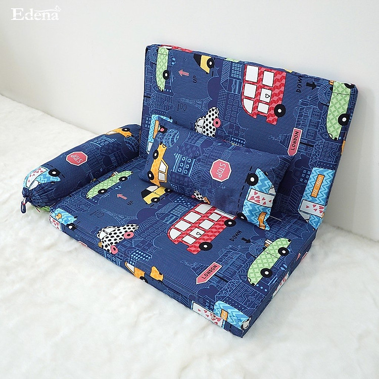 Bộ nệm trẻ em Edena màu ngẫu nhiên Chính hãng Ưu đãi - Hình ảnh 3