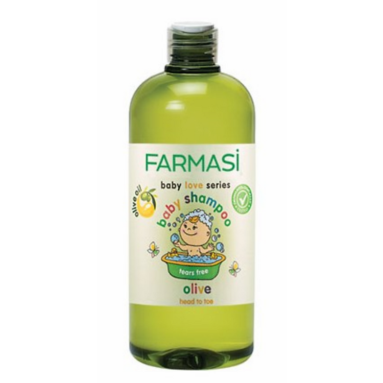 Gel Tắm Gội Chiết Xuất Olive Cho Bé Farmasi - 1924POO02 (375ml)