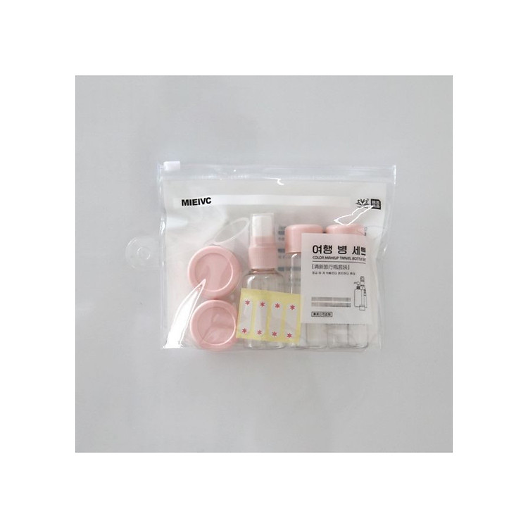 Bộ chiết mỹ phẩm mini 7 món tiện lợi