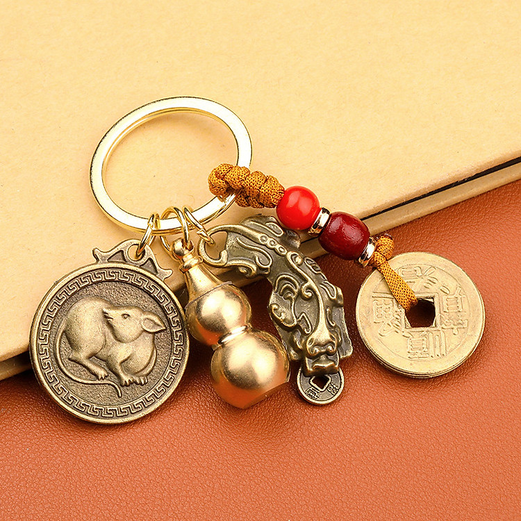 Móc Chìa Khóa Tuổi Tý (Chuột) Phong Thủy Legaxi 2023