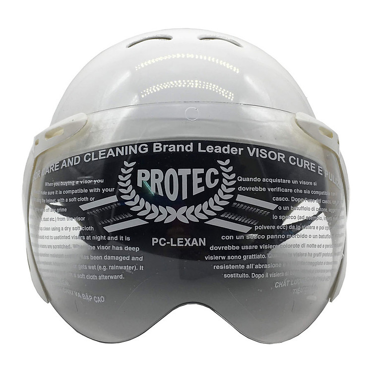 Mũ bảo hiểm 1/2 đầu có kính Protec Kitty trơn