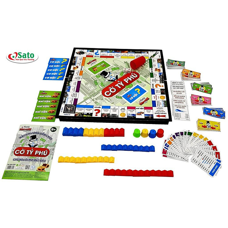 Đồ Chơi Cờ Tỷ Phú SATO 039 Chính hãng Ưu đãi - Hình ảnh 4