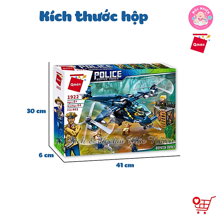 Mua Đồ chơi xếp hình Qman 1922 - Rừng Chính hãng Tiết kiệm - Hình ảnh 2