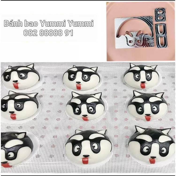 Khuôn bánh tạo hình con chó
