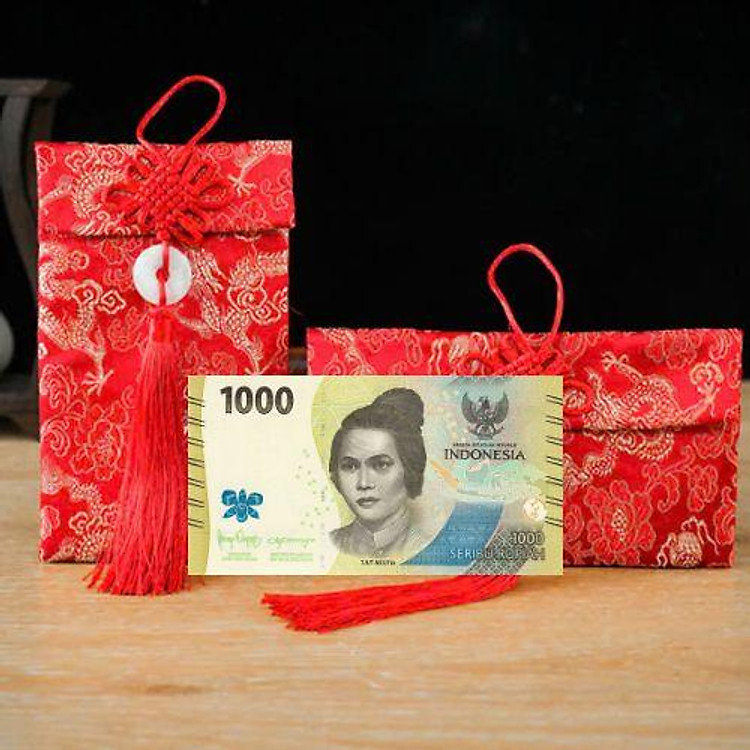 Túi gấm màu vàng 1000 Indonesia