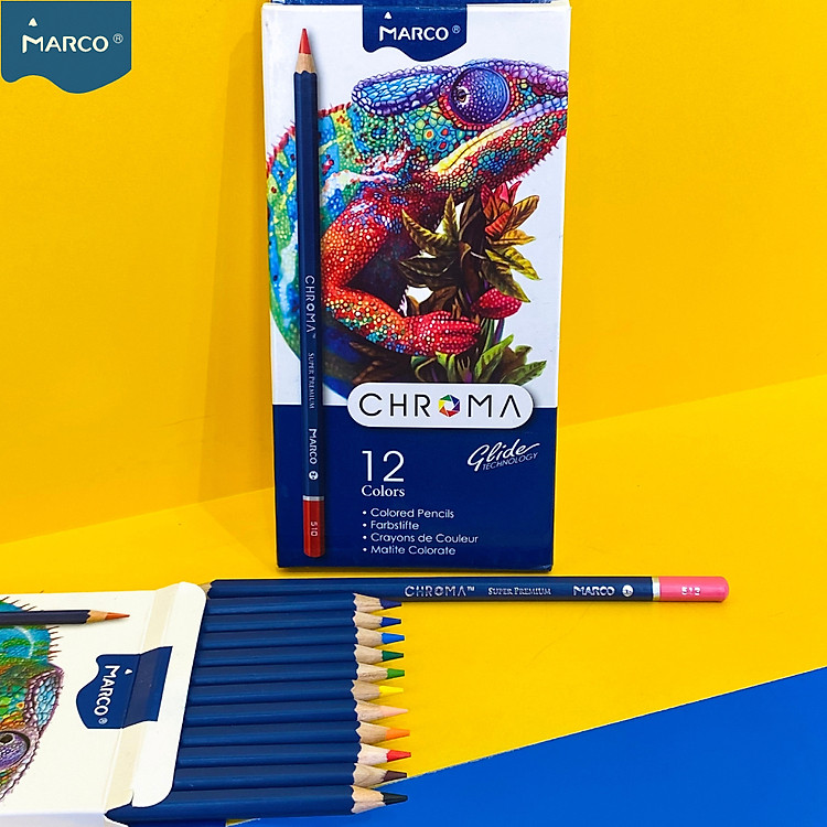 Bộ Chì Màu Marco Chroma (12 màu)