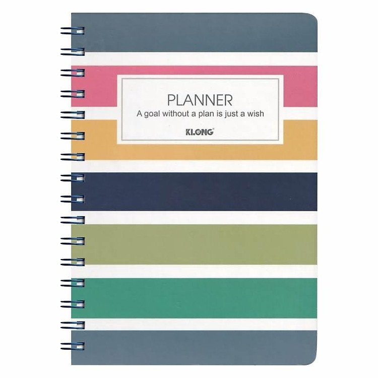 Sổ Kế Hoạch Lò Xo Kép KLONG A5 (200 trang) - Ảnh 4