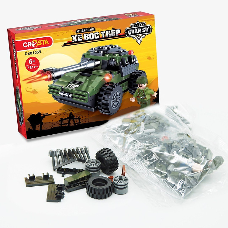 Đồ Chơi Ghép Hình Xe Bọc Thép Chính hãng Giá tốt - Hình ảnh 3