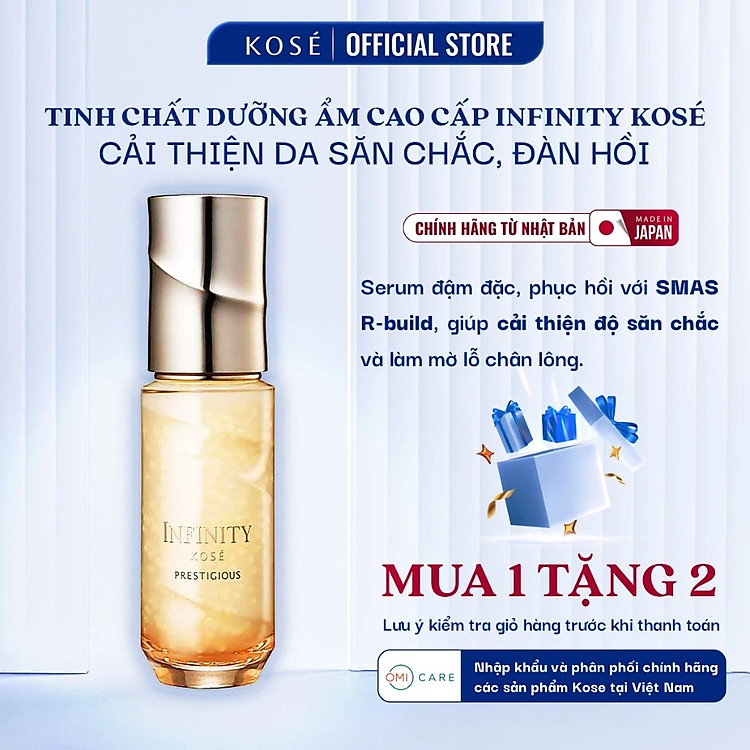 Tinh Chất Dưỡng Ẩm Cao Cấp Cải Thiện Độ Săn Chắc & Đàn Hồi Da Infinity Kosé Nhật Bản