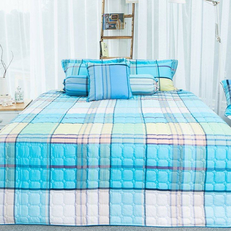 Bộ ga bọc đệm 100% Cotton cao cấp Grand HQS
