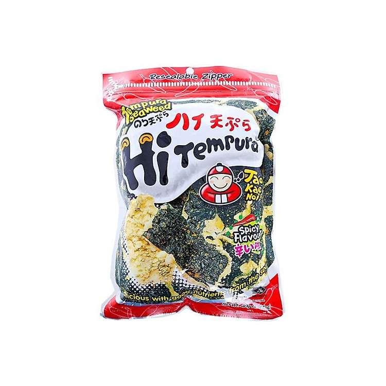 Snack rong biển Tao Kae Noi Tempura vị Cay 40g